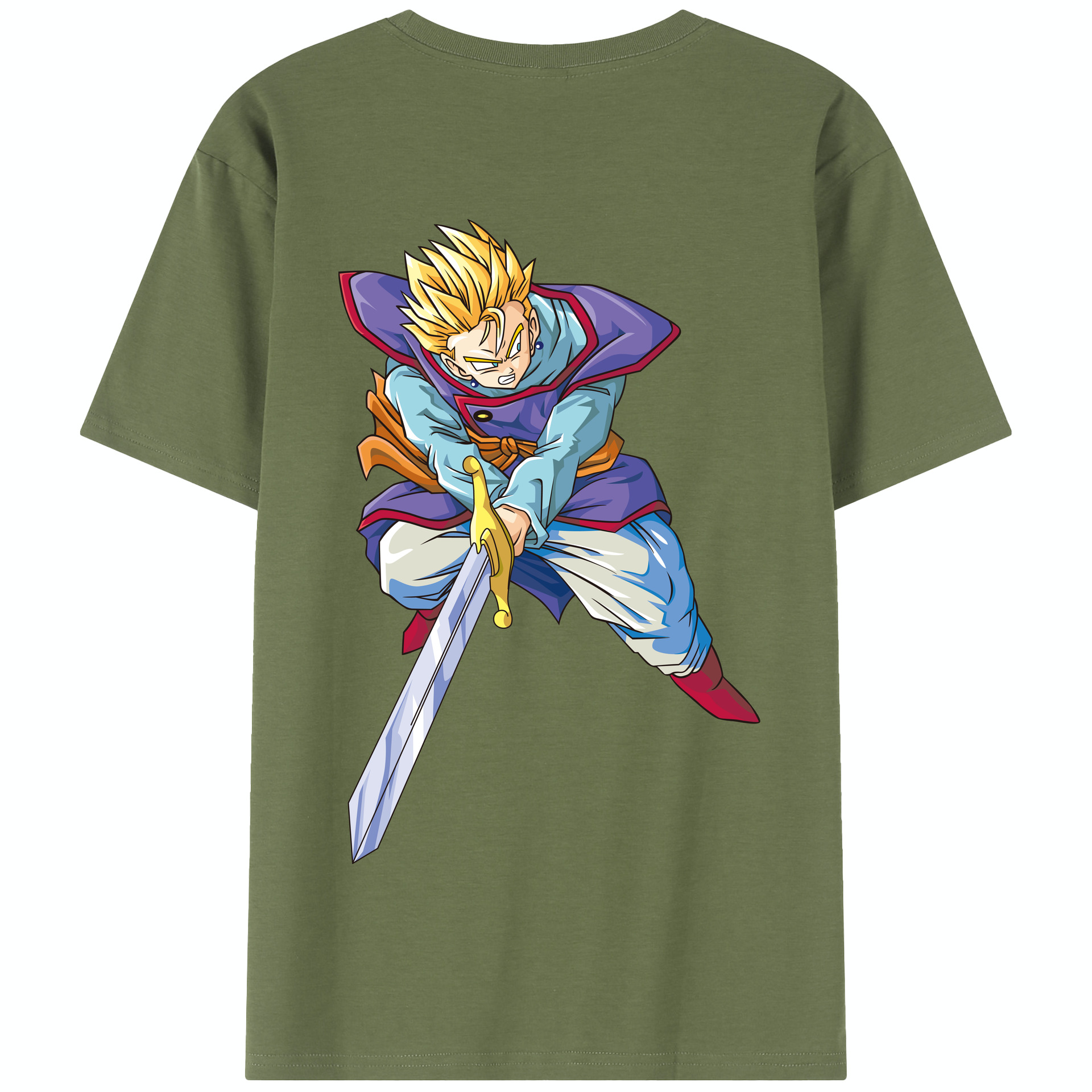 （画像用） ドラゴンボール DRAGON BALL 綿100％半袖Tシャツ（背面プリント）